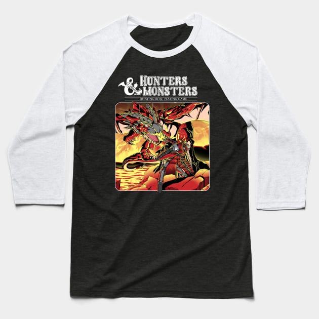 Hunters & Monsters Baseball T-Shirt by CoinboxTees